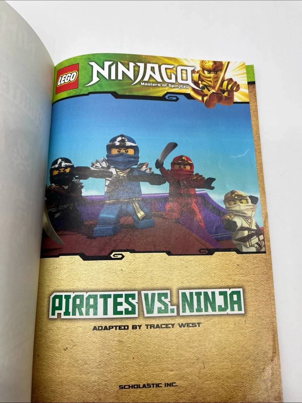 Lego Ninjago Pirates vs. Ninja Book - Red, Black, Green, Blue, Yellow